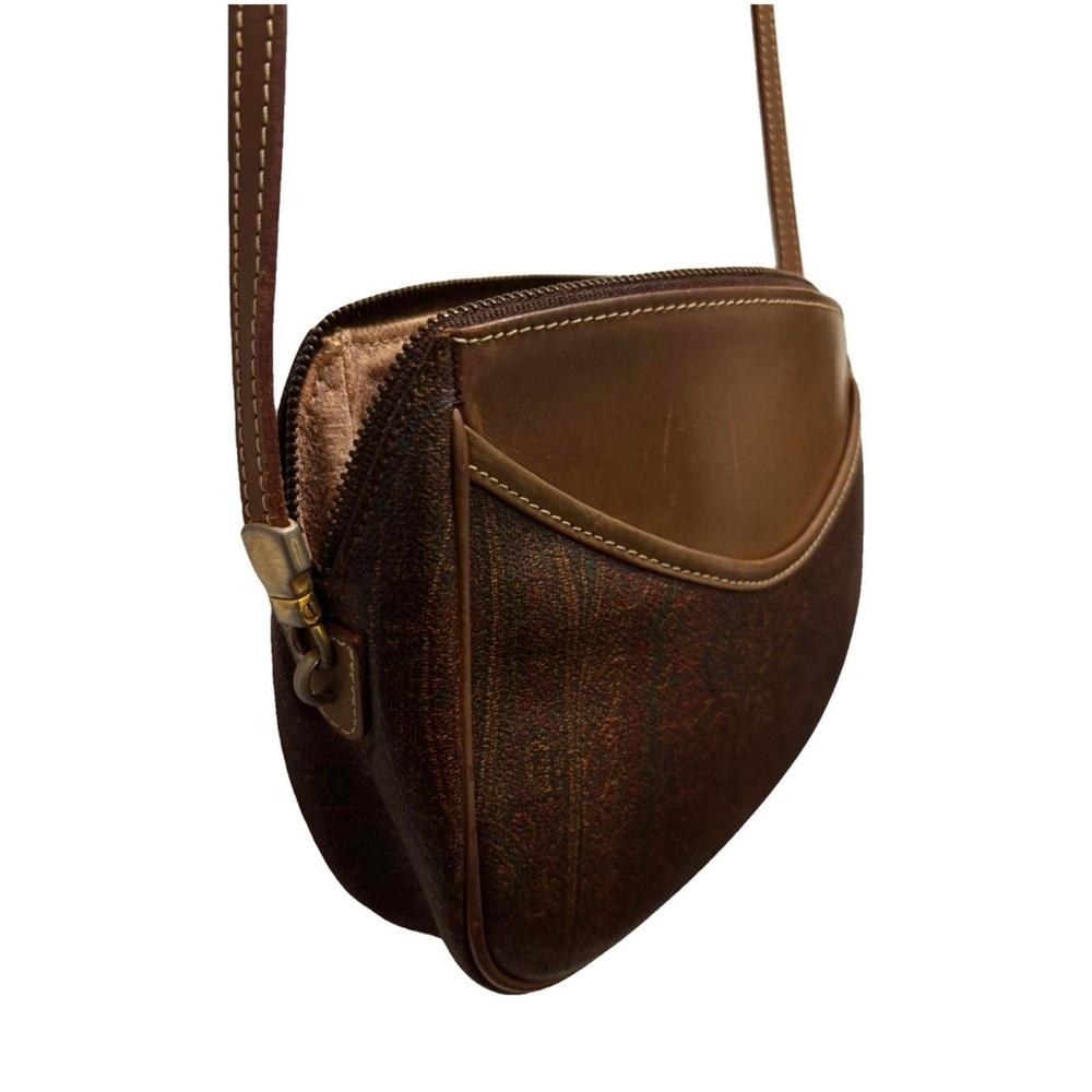 Etro crossbody multicolor leather clutch